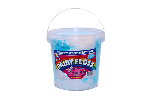 Berry Blue Clouds 50g Tub - Fantasy Fairy Floss - Cotton Candy