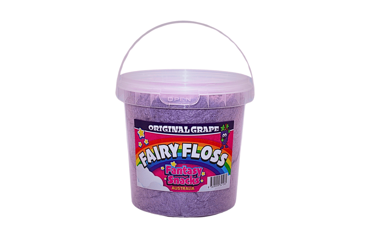 Grape 50g Tub - Fantasy Fairy Floss - Confectionery Delights