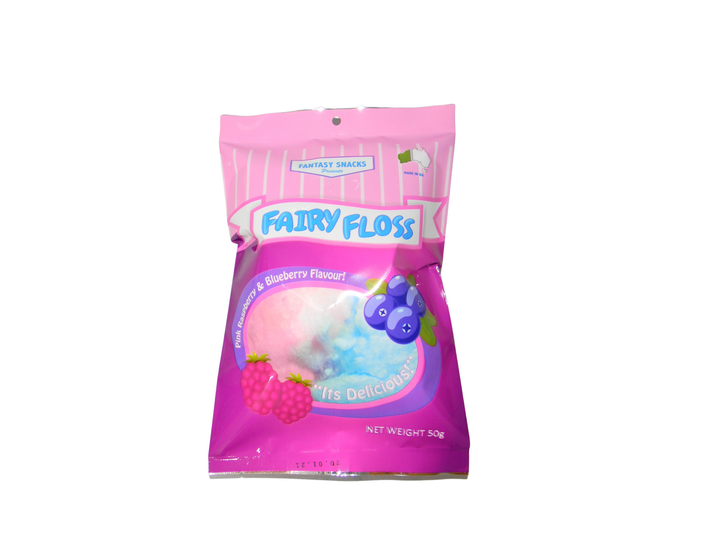 50g Bag - Original Fantasy Fairy Floss - Sweet Treats